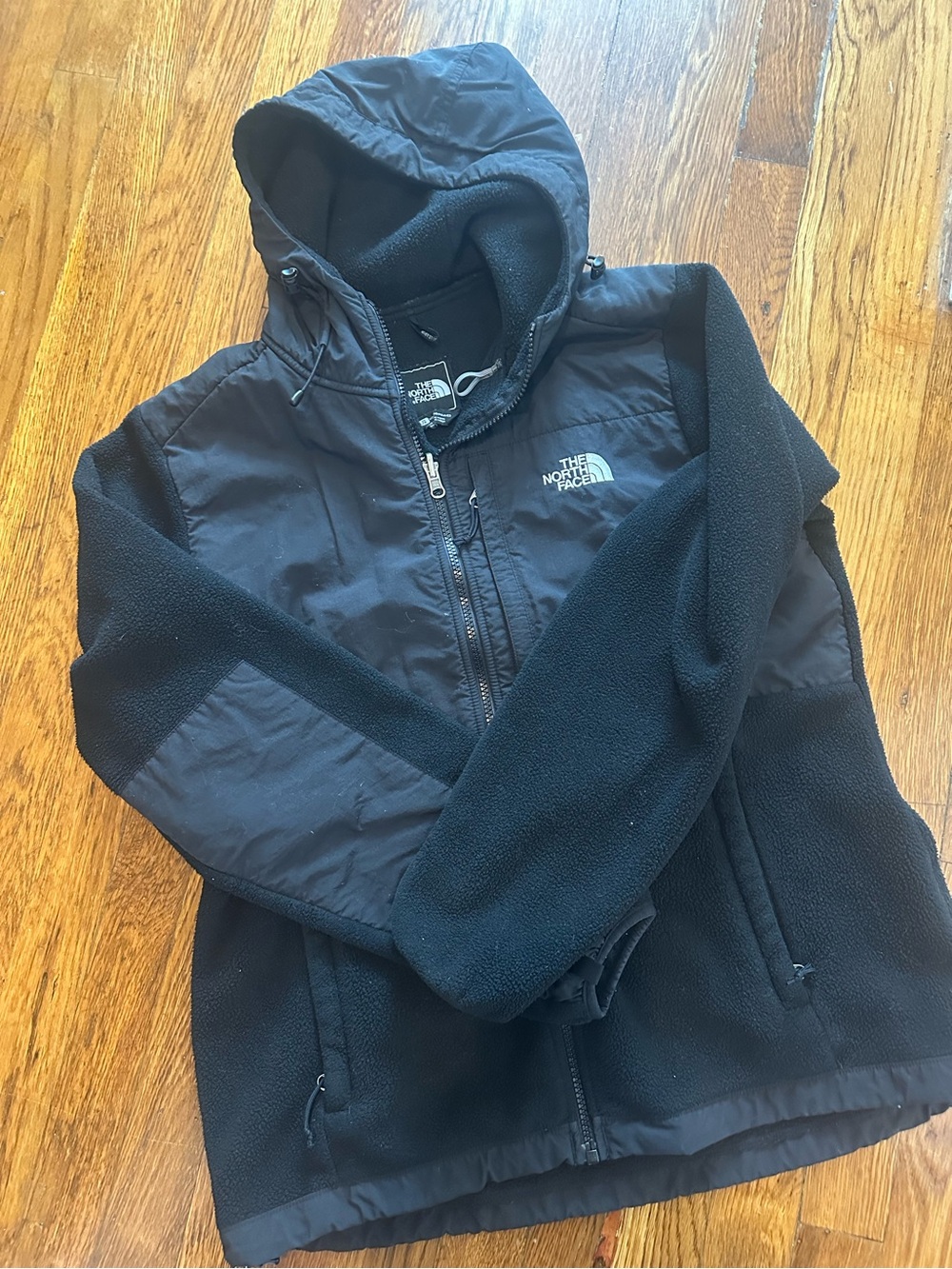 The North Face Black Hooded Fleece Jacket
